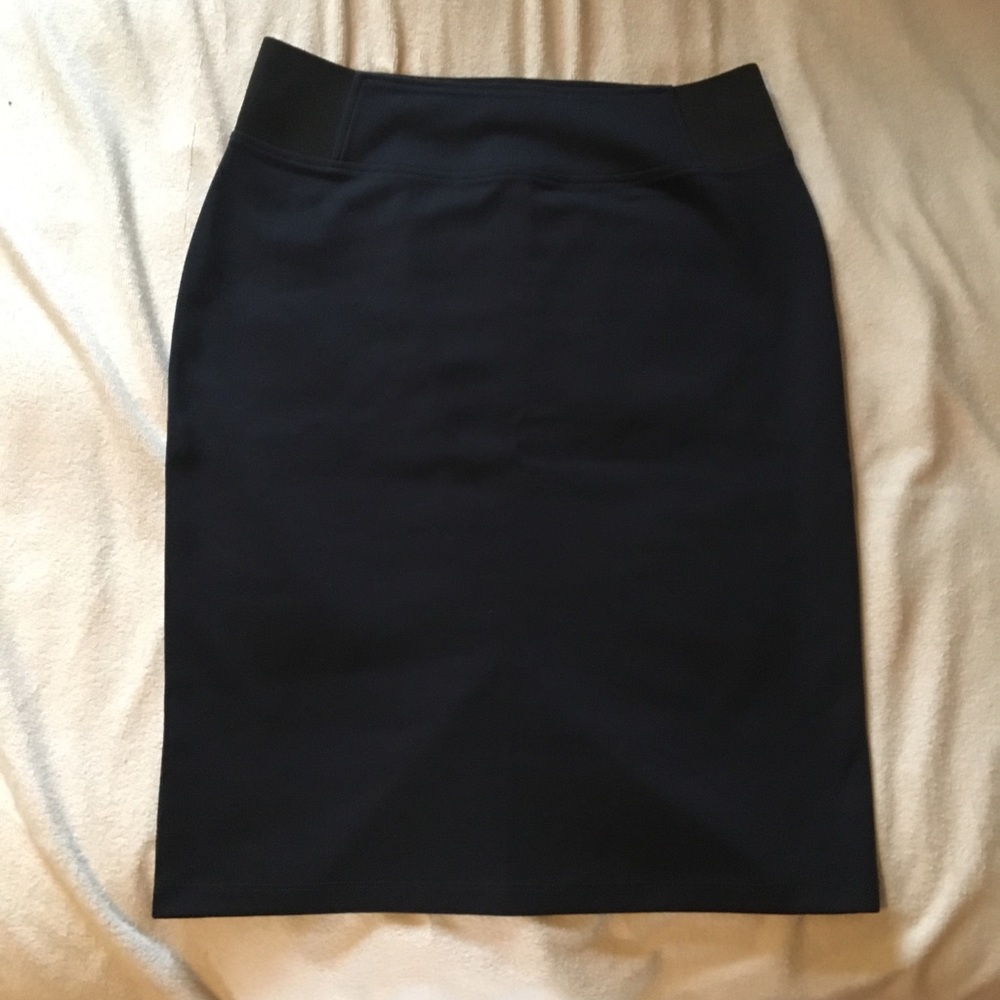 Navy Blue Pencil Skirt